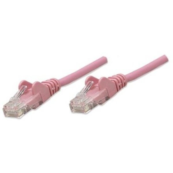 Intellinet Network Solutions 25 Ft Pink Cat6 Snagless Patch Cable 392815